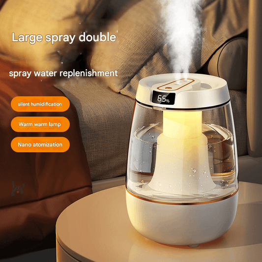 Best White 35L Smart Cool Mist Humidifier with Dual Nozzle Digital Display | Buy Online at Furniture Things Australia