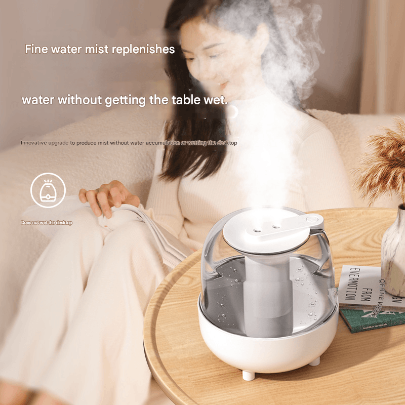 Best White 35L Smart Cool Mist Humidifier with Dual Nozzle Digital Display | Buy Online at Furniture Things Australia