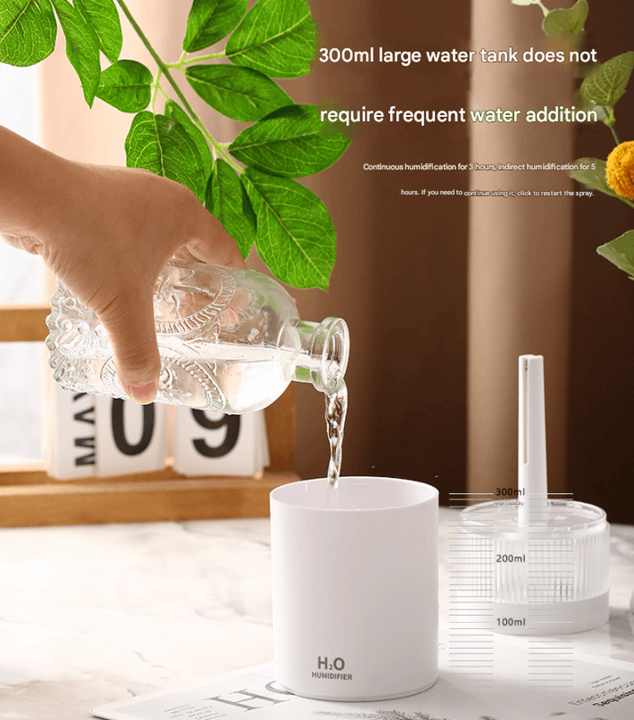 Best 2-Piece Pink Mini Desktop Humidifier | Buy Online at Furniture Things Australia