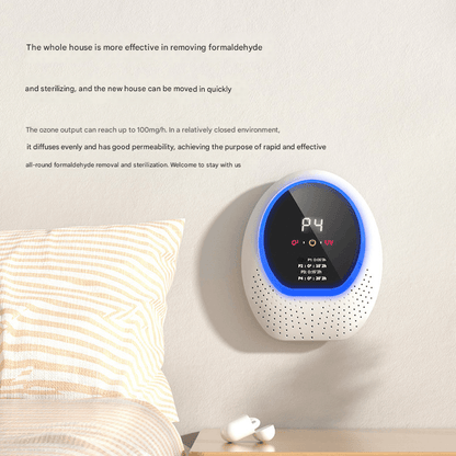 Best Black Rechargeable Ozone UV-C Air Purifier with Remote | Buy Online at Furniture Things Australia
