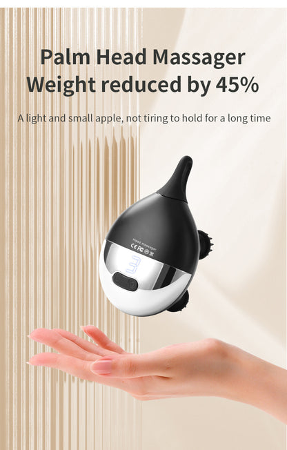 Intelligent 3D Electric Head & Scalp Massager (black)