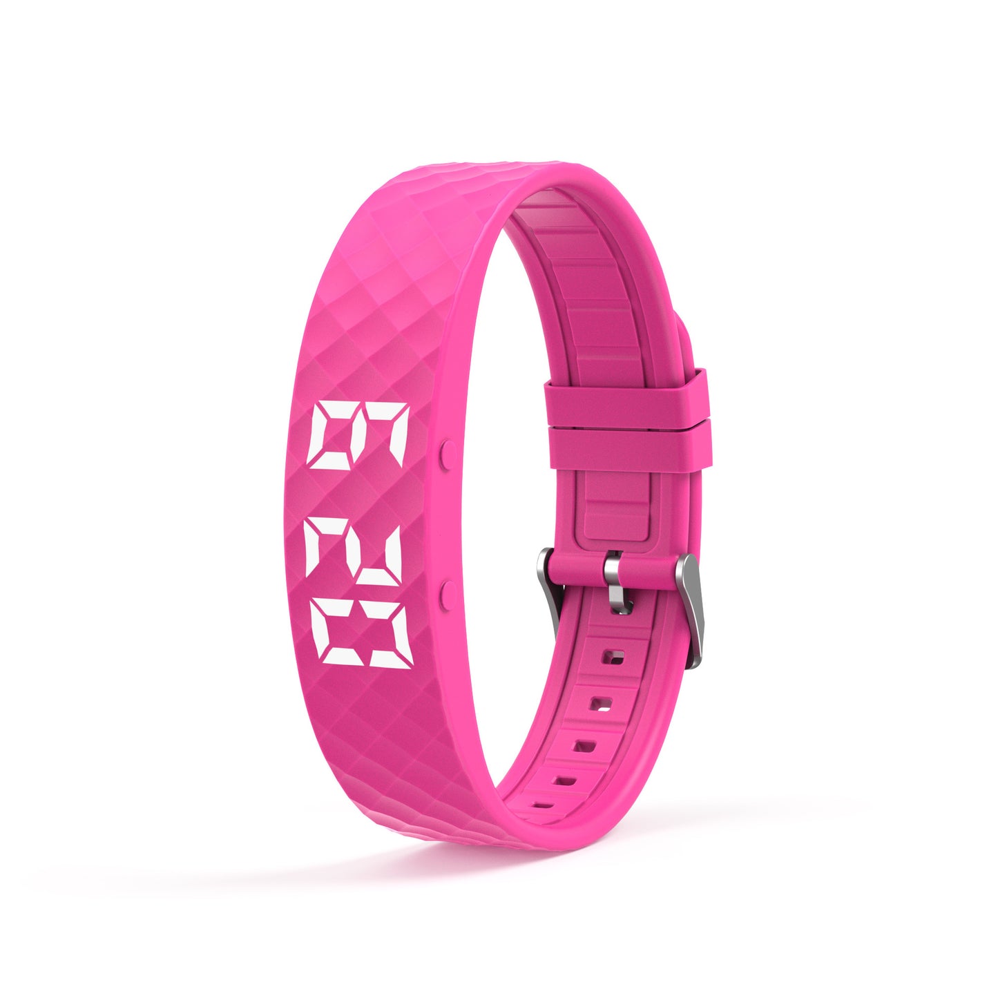 Rose Red Smart Vibrating Alarm Watch