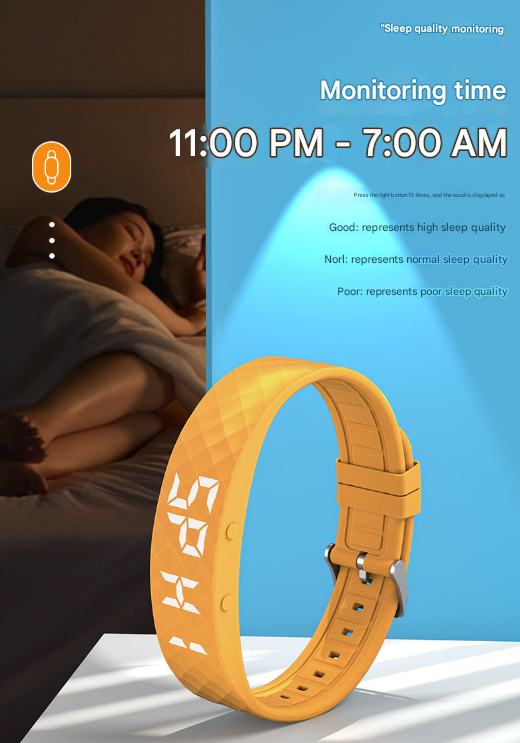 Rose Red Smart Vibrating Alarm Watch