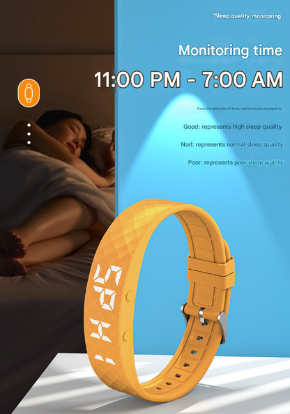 Grey Smart Vibrating Alarm Watch