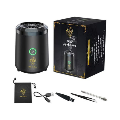 Portable Electric Oud Bukhoor Incense Burner with Speaker