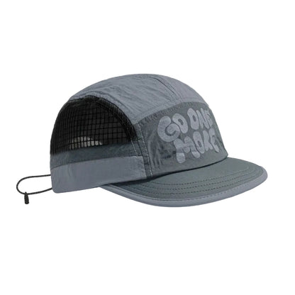 Grey UPF 50+ Quick-Dry Outdoor Sun Hat with Breathable Mesh - Lightweight Adjustable Cap for Hiking, Camping and Fishing in the Australian Sun