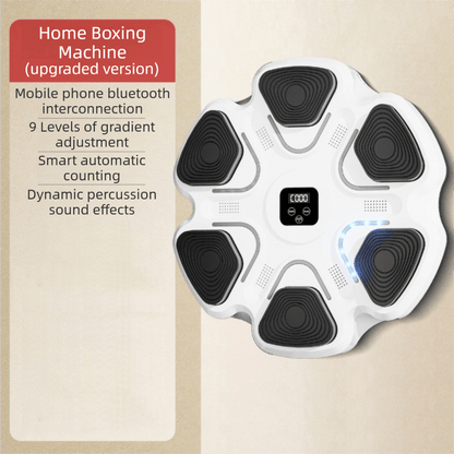 Best White 6-Target Sensor Smart Bluetooth Music Boxing Training Machine | Buy Online at Furniture Things Australia
