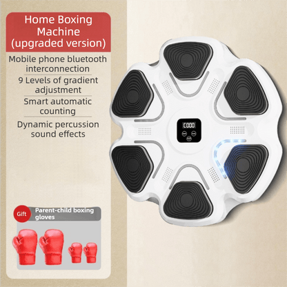 Best White 6-Target Sensor Smart Bluetooth Music Boxing Kit with Parent-Child Gloves | Buy Online at Furniture Things Au