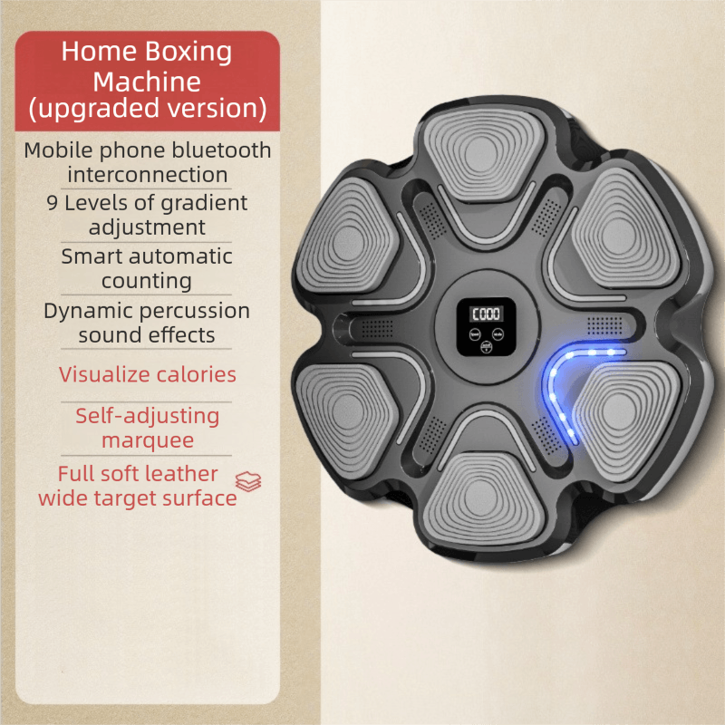 Best Black 6-Target Sensor Smart Bluetooth Music Boxing Training Machine | Buy Online at Furniture Things Australia