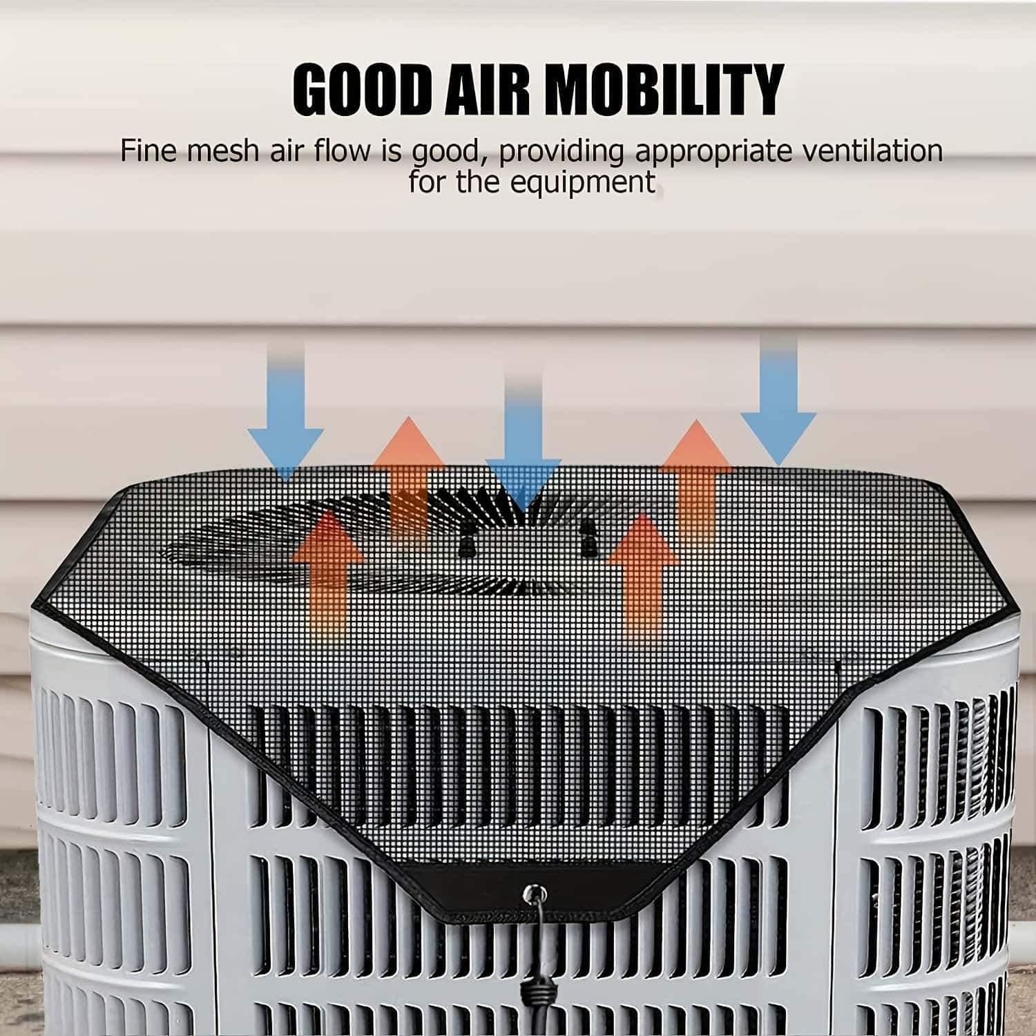 Best 2-Pack Ventilated Resin Mesh Outdoor Air Conditioner Cover81x81cm 32x32inch | Buy Online at Furniture Things Austr