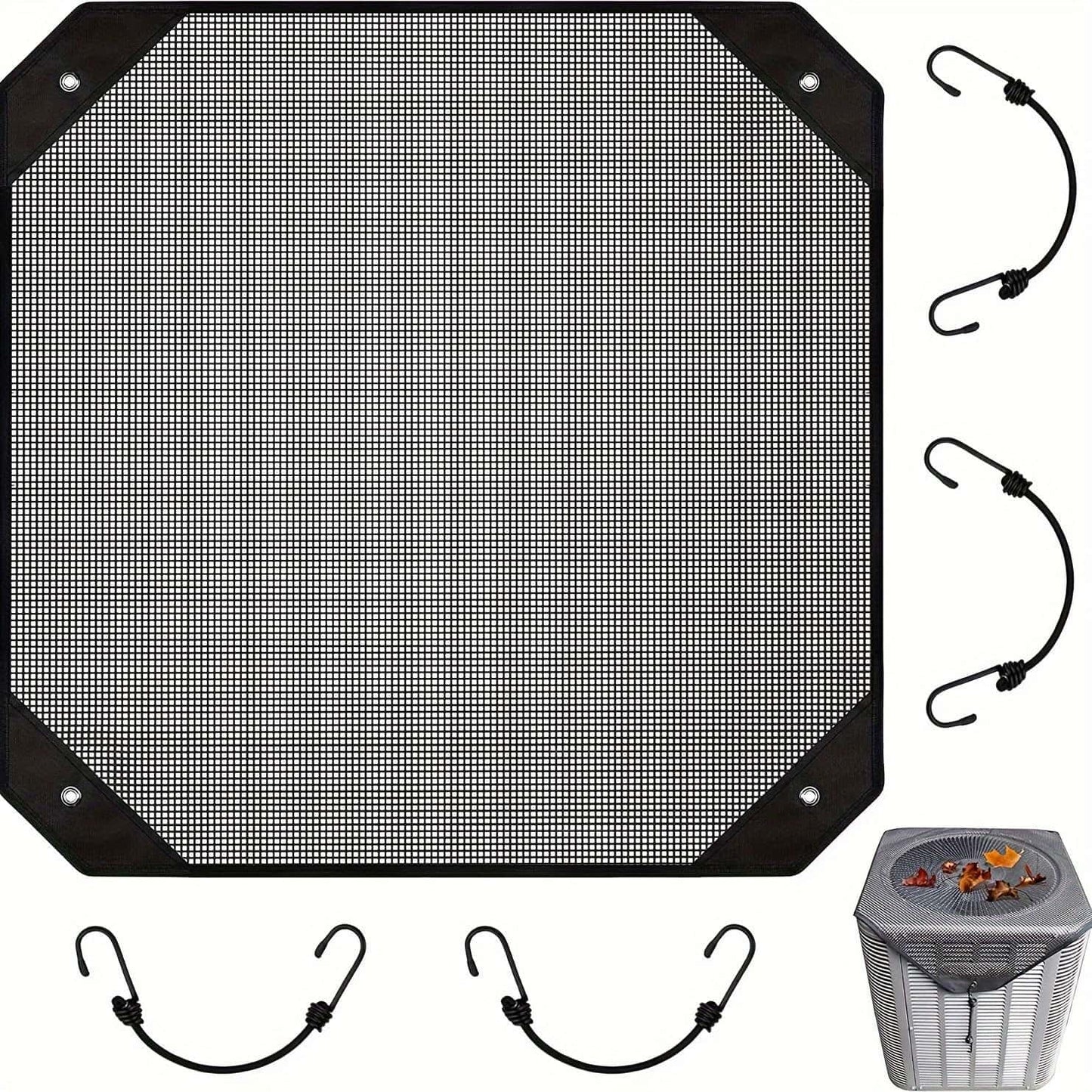 Best 2-Pack Ventilated Resin Mesh Outdoor Air Conditioner Cover81x81cm 32x32inch | Buy Online at Furniture Things Austr