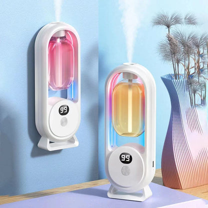 White Ultrasonic Aroma Diffuser with Nano Mist & LED Night Light