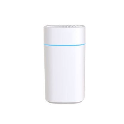 White 2-in-1 Ultrasonic Air Humidifier with 7-Color LED Night Light