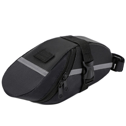 Black Water Resistant Bicycle Saddle Bag Under Seat Wedge Pack