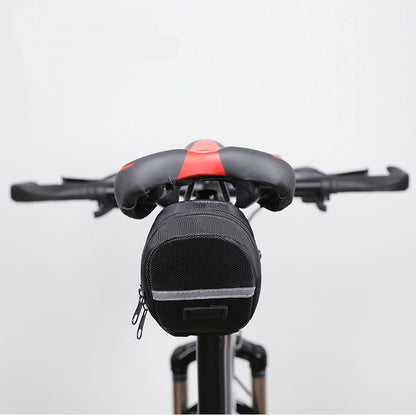 Red Water Resistant Bicycle Saddle Bag Under Seat Wedge Pack
