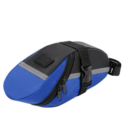 Blue Water Resistant Bicycle Saddle Bag Under Seat Wedge Pack