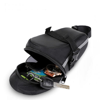 Blue Water Resistant Bicycle Saddle Bag Under Seat Wedge Pack