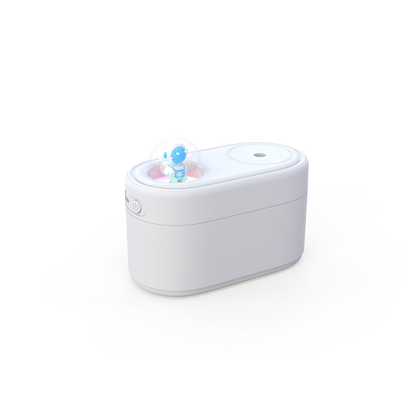 White Rechargeable Mini Astronaut Air Humidifier
