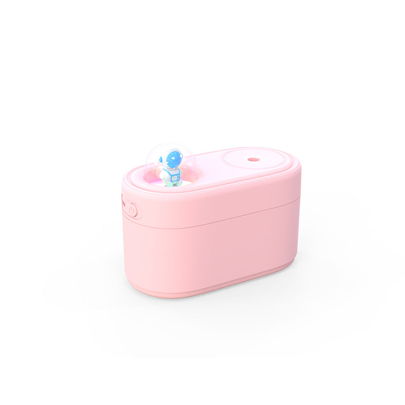 Pink Rechargeable Mini Astronaut Air Humidifier
