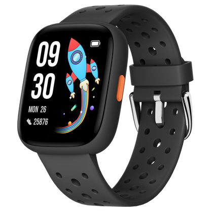 Black Kids Smart Watch Fitness Tracker for Boys and Girls