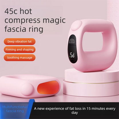Blue Portable Fascia Massage Ring Vibration Massager
