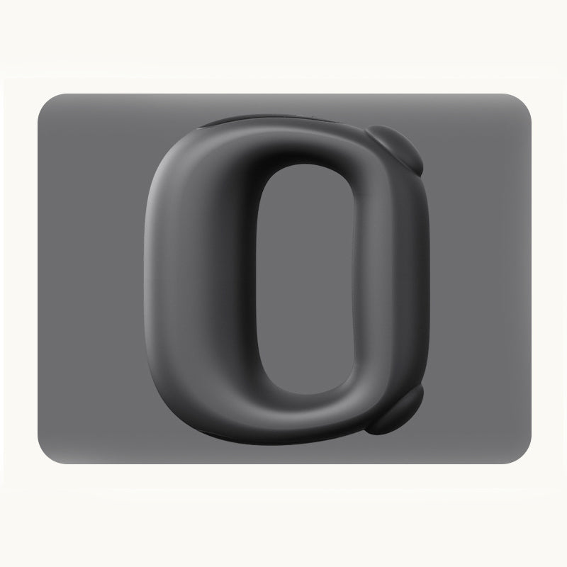 Black Portable Fascia Massage Ring Vibration Massager