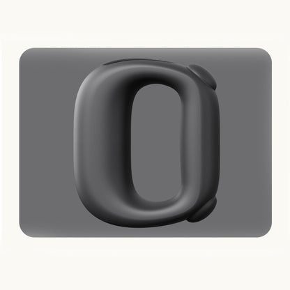 Black Portable Fascia Massage Ring Vibration Massager