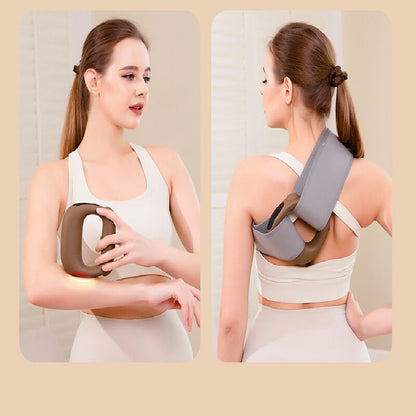 Black Portable Fascia Massage Ring Vibration Massager