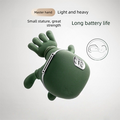 Green Cordless Shoulder and Neck Massager for Pain Relief and Relaxation