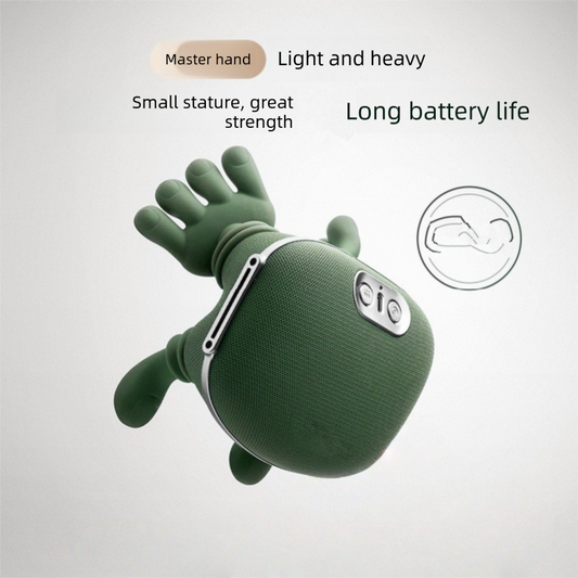 Green Cordless Shoulder and Neck Massager for Pain Relief and Relaxation