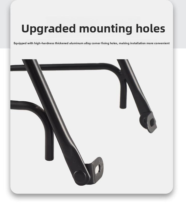 Aluminium Alloy Bicycle Front Rack Carrier Heavy Duty Fork Mount Cargo Shelf