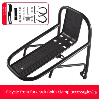 Best Universal Aluminium Bicycle Front Rack Carrier with Mounting Hose Clamps | Buy Online at Furniture Things Australia