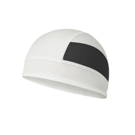 Cooling Mesh Skull Cap Helmet Liner Sweat Wicking Quick Dry Beanie White