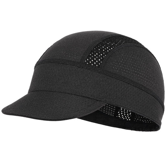 Black Mesh Cycling Cap Under Helmet Liner Breathable Skull Cap - 55-60cm