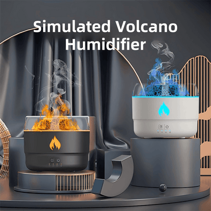 Best 167 Black Simulation Volcano Diffuser Humidifier | Buy Online at Furniture Things Australia