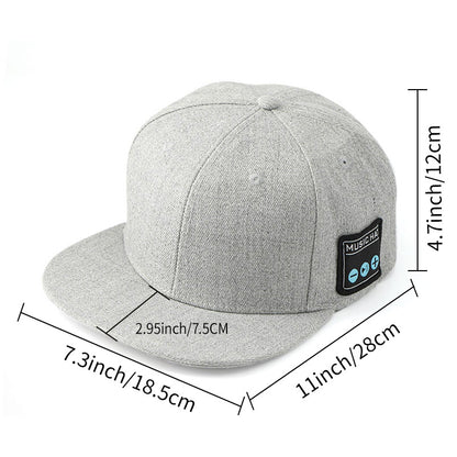 Black Bluetooth 5.4 Music Adjustable Sun Hat