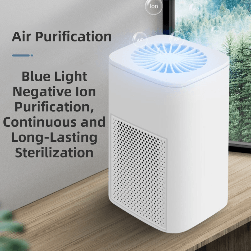 Best White Compact Desktop Air Purifier with Dual Activated Carbon Filter | Buy Online at Furniture Things Australia