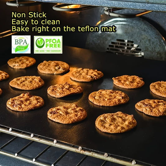 4-Pack 33x40cm Reusable Drip Guard for Ovens, Grills & Microwaves - High-Temperature Resistant Fiberglass Baking Sheet, Heavy Duty & Easy Clean