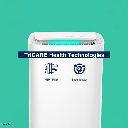Dehumidifier Air Purifier 12L/Day with HEPA Filter