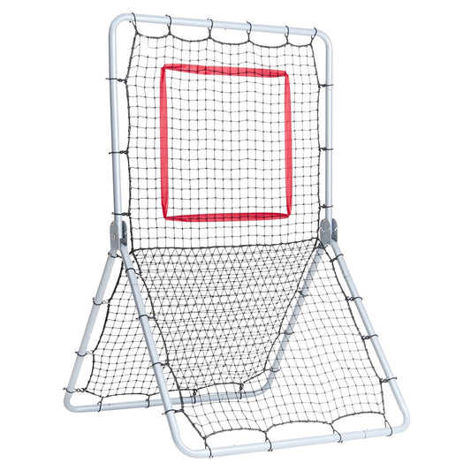 Baseball And Softball Rebounder Net, 3.5 x 6 ft PitchBack Baseball Pitching Nest