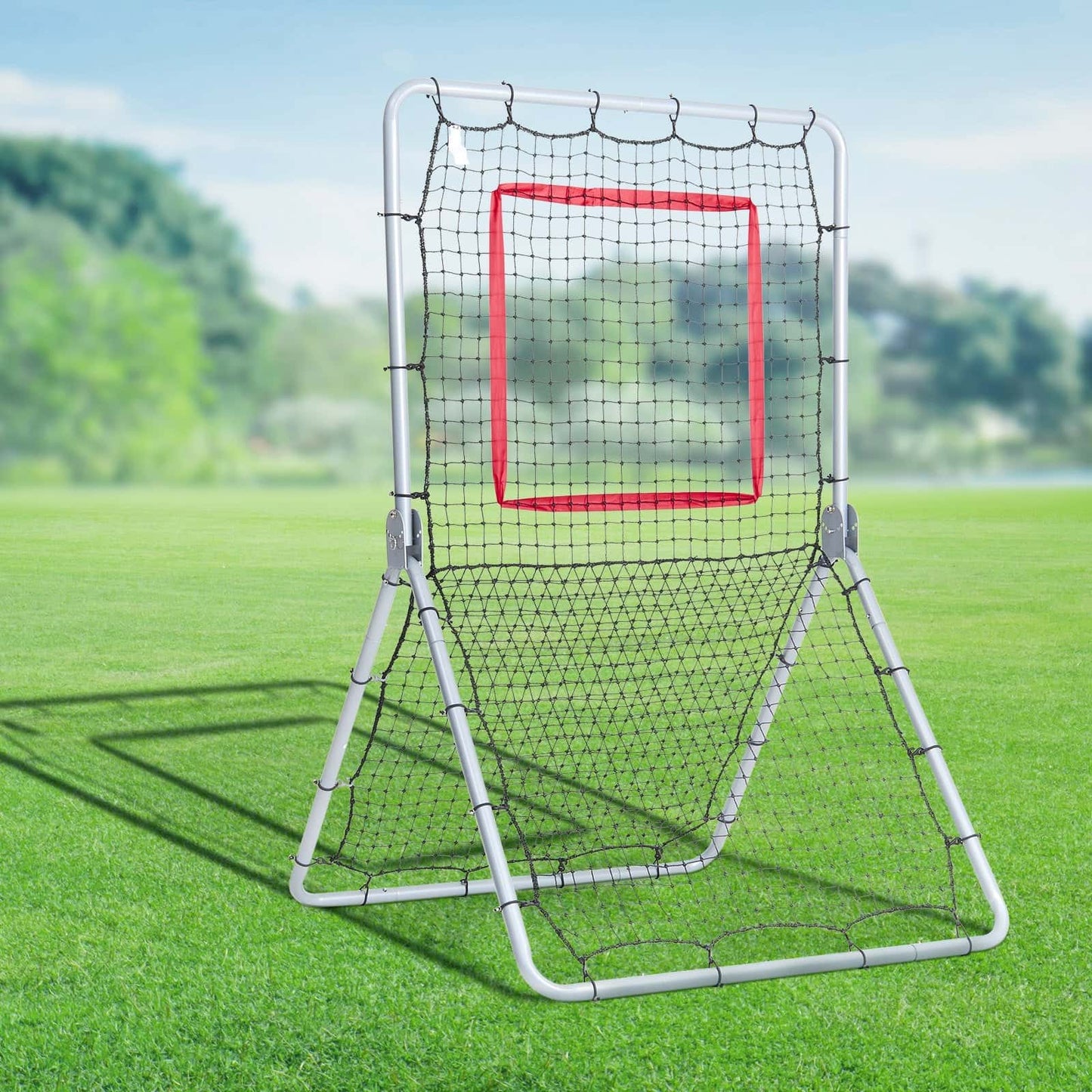 Best VEVOR Baseball And Softball Rebounder Net 35 x 6 ft PitchBack Baseball Pitching Nest Softball Pitchback Net Fieldin