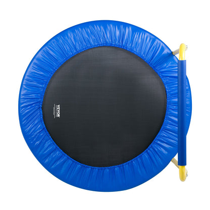 VEVOR 3FT Trampoline for Kids, 92 cm Trampolines Indoor/Outdoor Trampoline for Toddlers, Foldable Mini Baby Trampoline with Foam Handle, Recreational Trampoline Birthday Gift for 3+ Years Kids