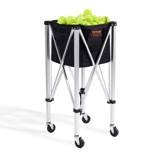 Foldable Tennis Ball Hopper, Holds 150 Tennis Balls