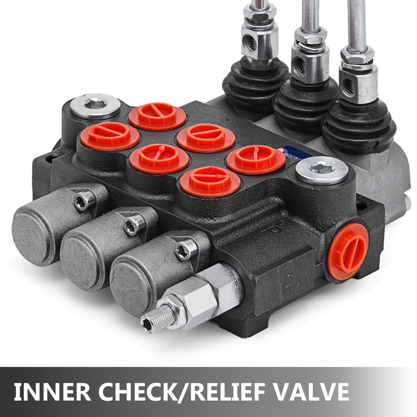 3 Spool Hydraulic Control Valve for Tractors Loaders Tanks