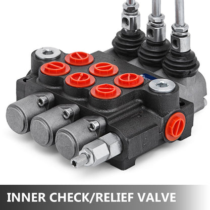 3 Spool Hydraulic Control Valve for Tractors Loaders Tanks