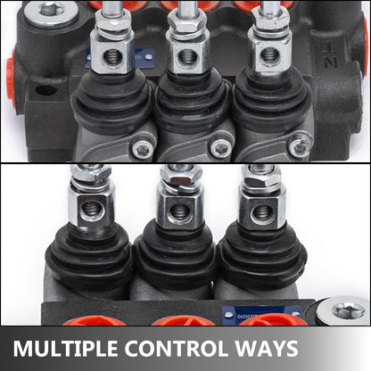 3 Spool Hydraulic Control Valve for Tractors Loaders Tanks