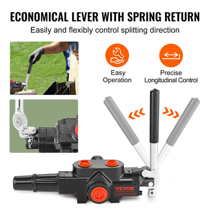 Hydraulic Log Splitter Valve for Small Tractors