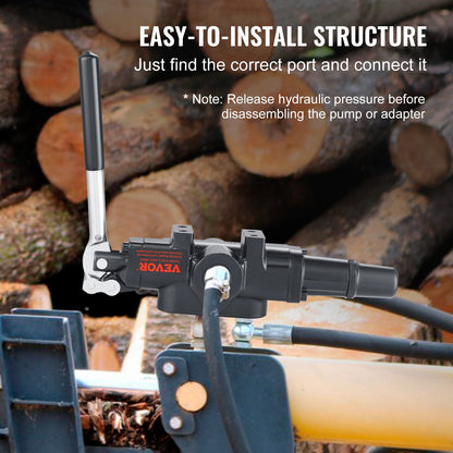 Hydraulic Log Splitter Valve for Small Tractors