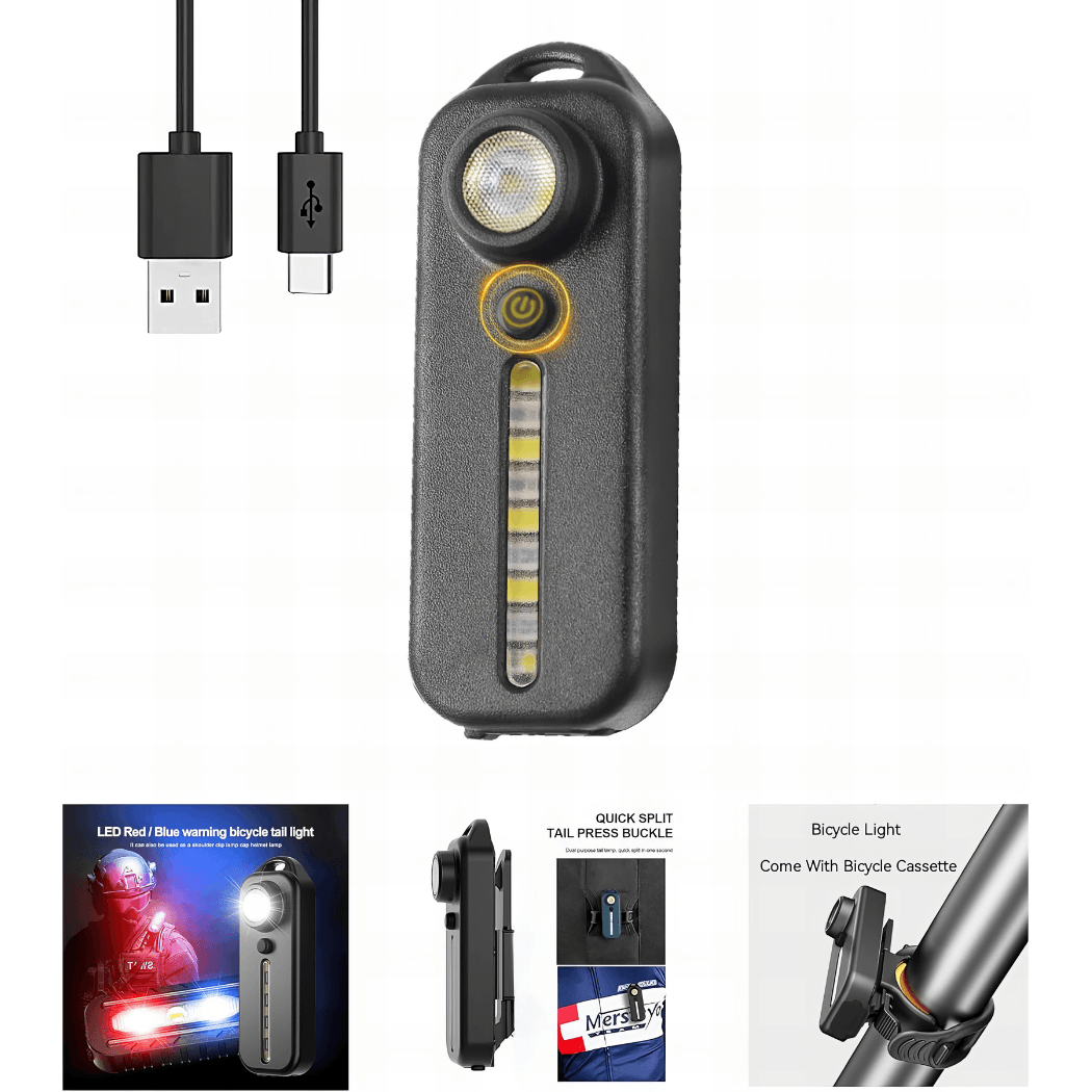 Best LED Red White Blue Flashing Chest Clip Strobe Light | Buy Online at Furniture Things Australia