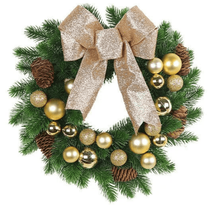 Best Christmas Wreath Bow Flower Door Hanging Decoration | Buy Online at Furniture Things Australia